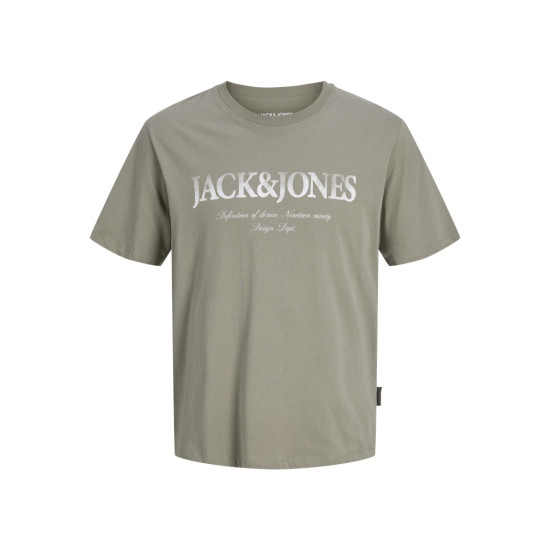 Jack and Jones Χακί T-shirt C Neck - 12290173