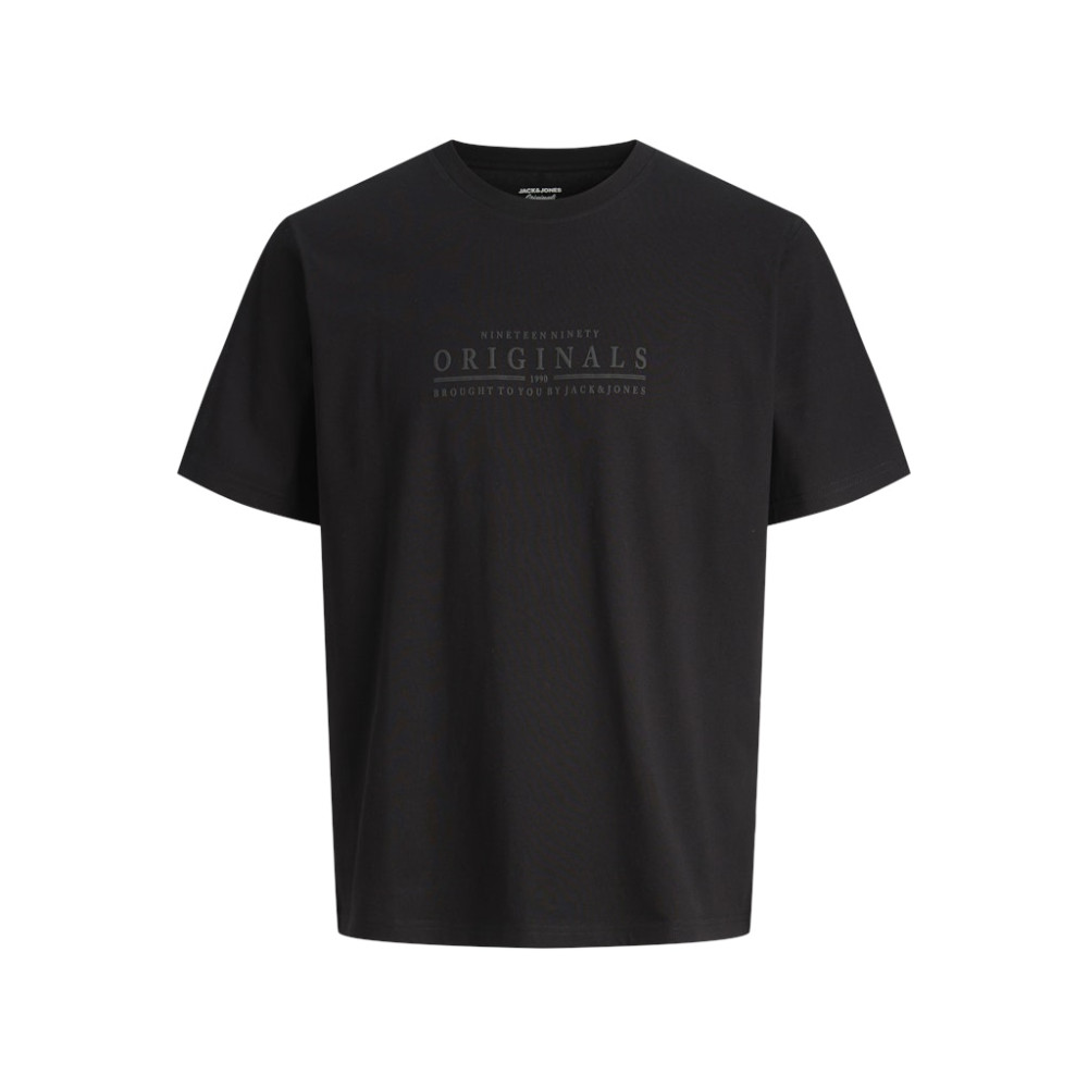 Jack and Jones Μαύρο T-shirt C Neck - 12290315