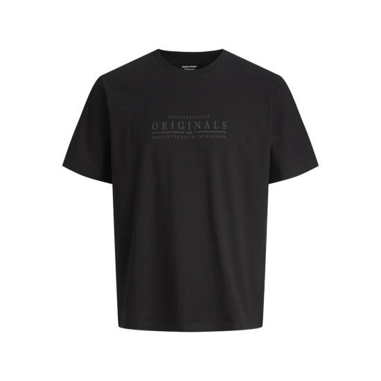Jack and Jones Μαύρο T-shirt C Neck - 12290315