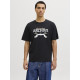 Jack & Jones Μαύρο T-Shirt C Neck - 12290417