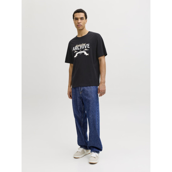 Jack & Jones Μαύρο T-Shirt C Neck - 12290417