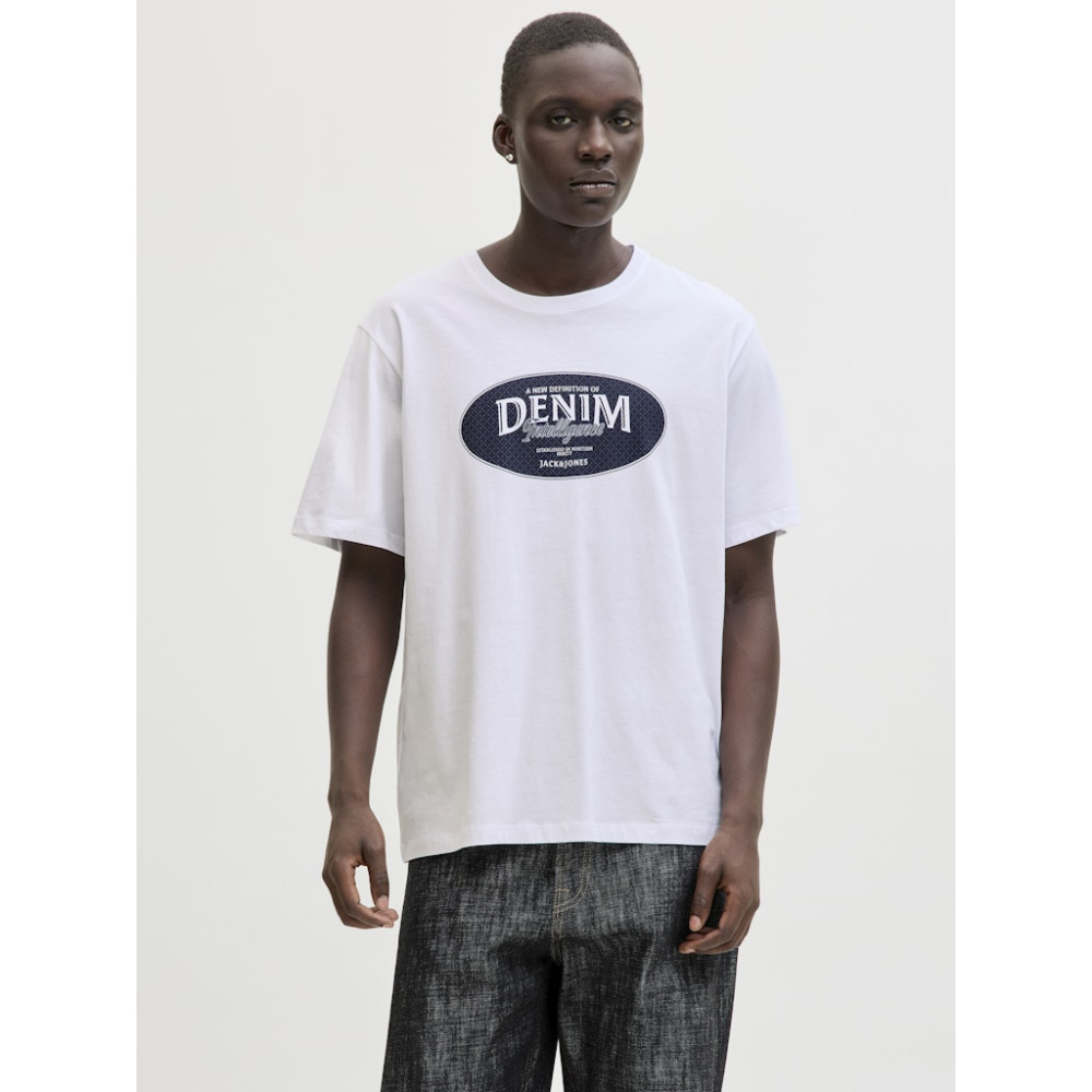 Jack & Jones Λευκό T-Shirt C Neck - 12290417