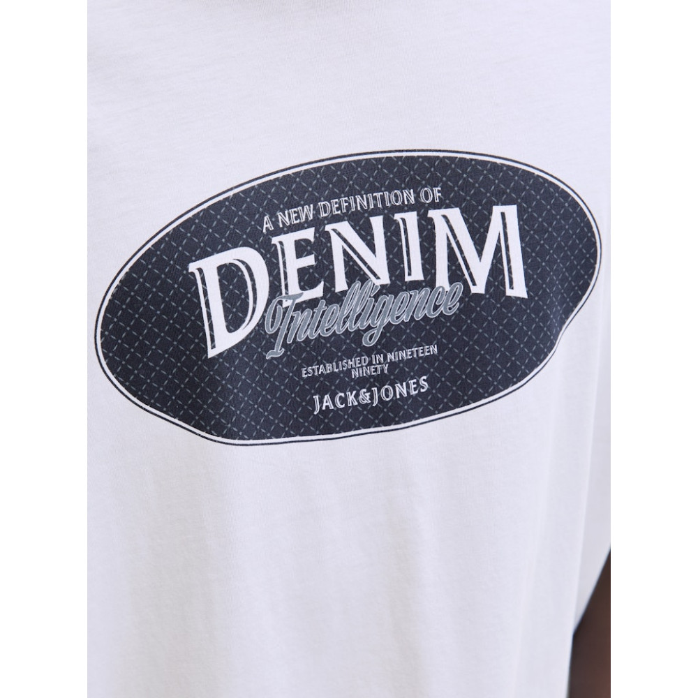 Jack & Jones Λευκό T-Shirt C Neck - 12290417
