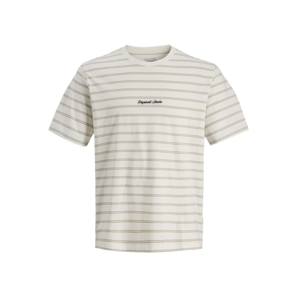 Jack and Jones Μπεζ T-shirt C Neck - 12291021