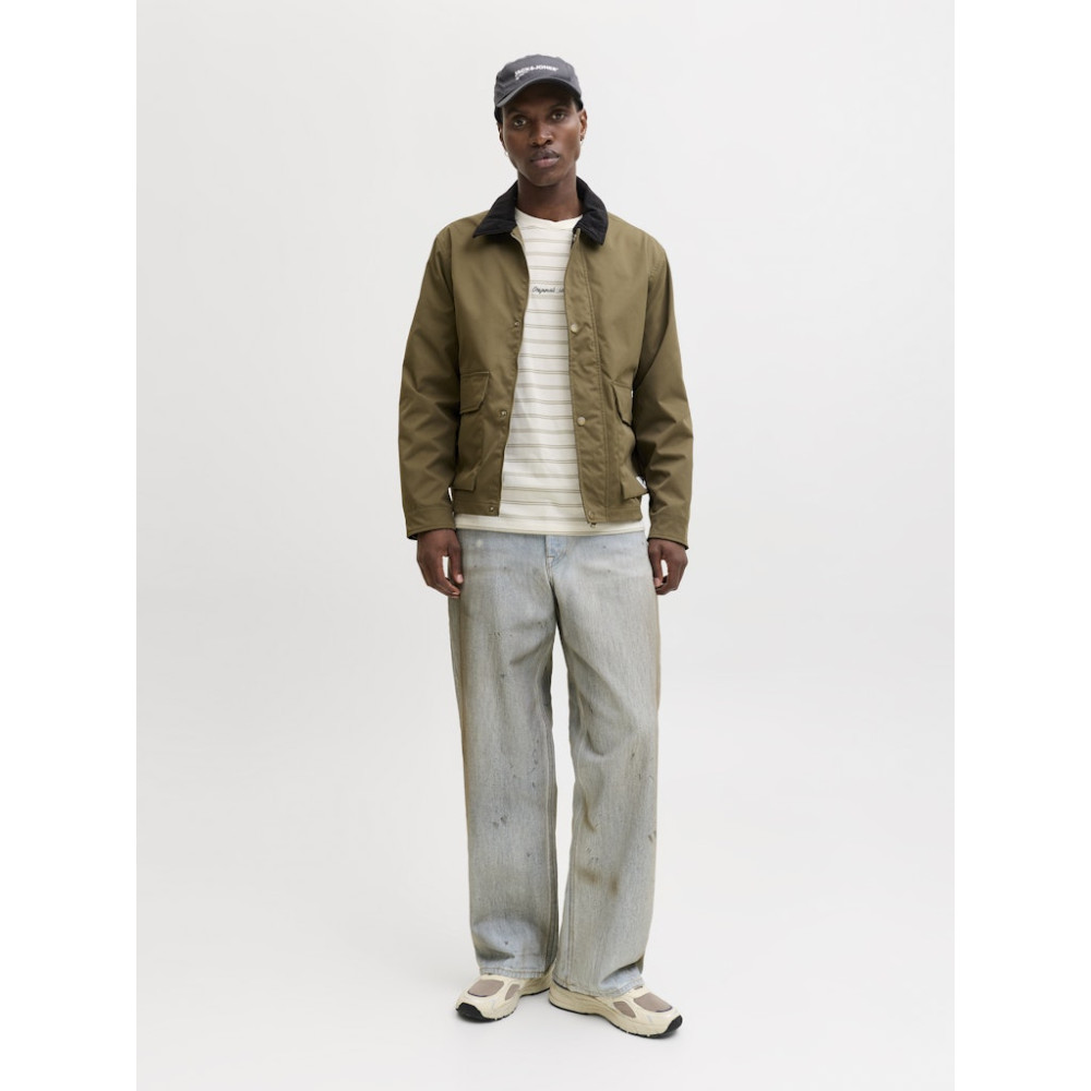 Jack and Jones Μπεζ T-shirt C Neck - 12291021