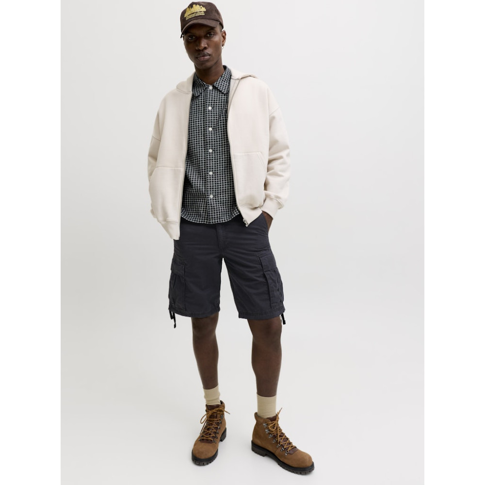 Jack and Jones Μαύρη Βερμούδα Cargo - 12291369