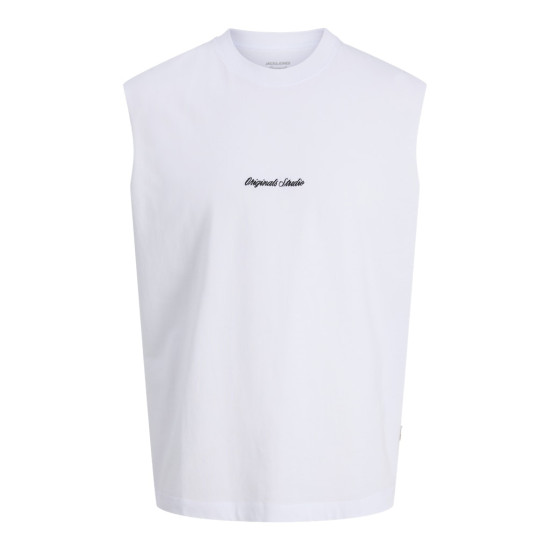 Jack and Jones Λευκό Αμάνικο T-shirt - 12292009