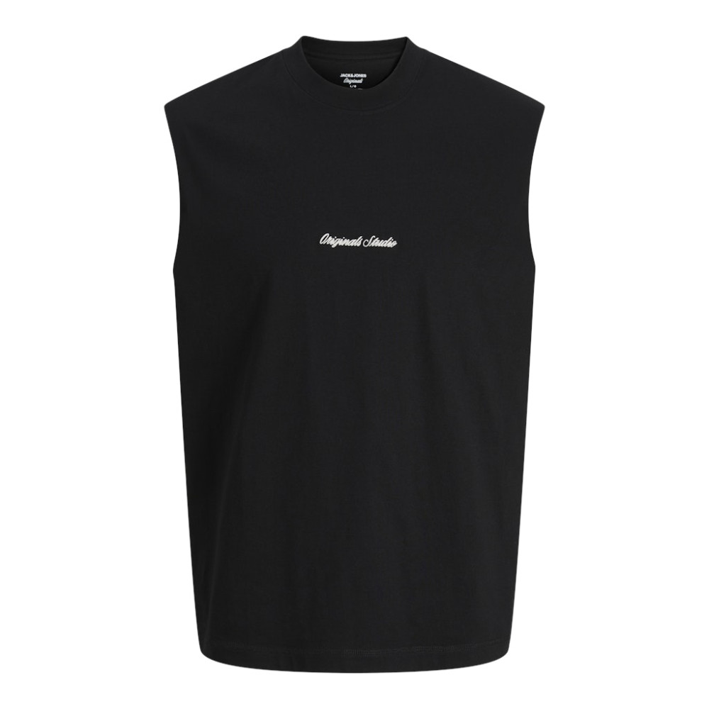 Jack and Jones Μαύρο Αμάνικο T-shirt - 12292009