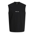 Jack and Jones Μαύρο Αμάνικο T-shirt - 12292009