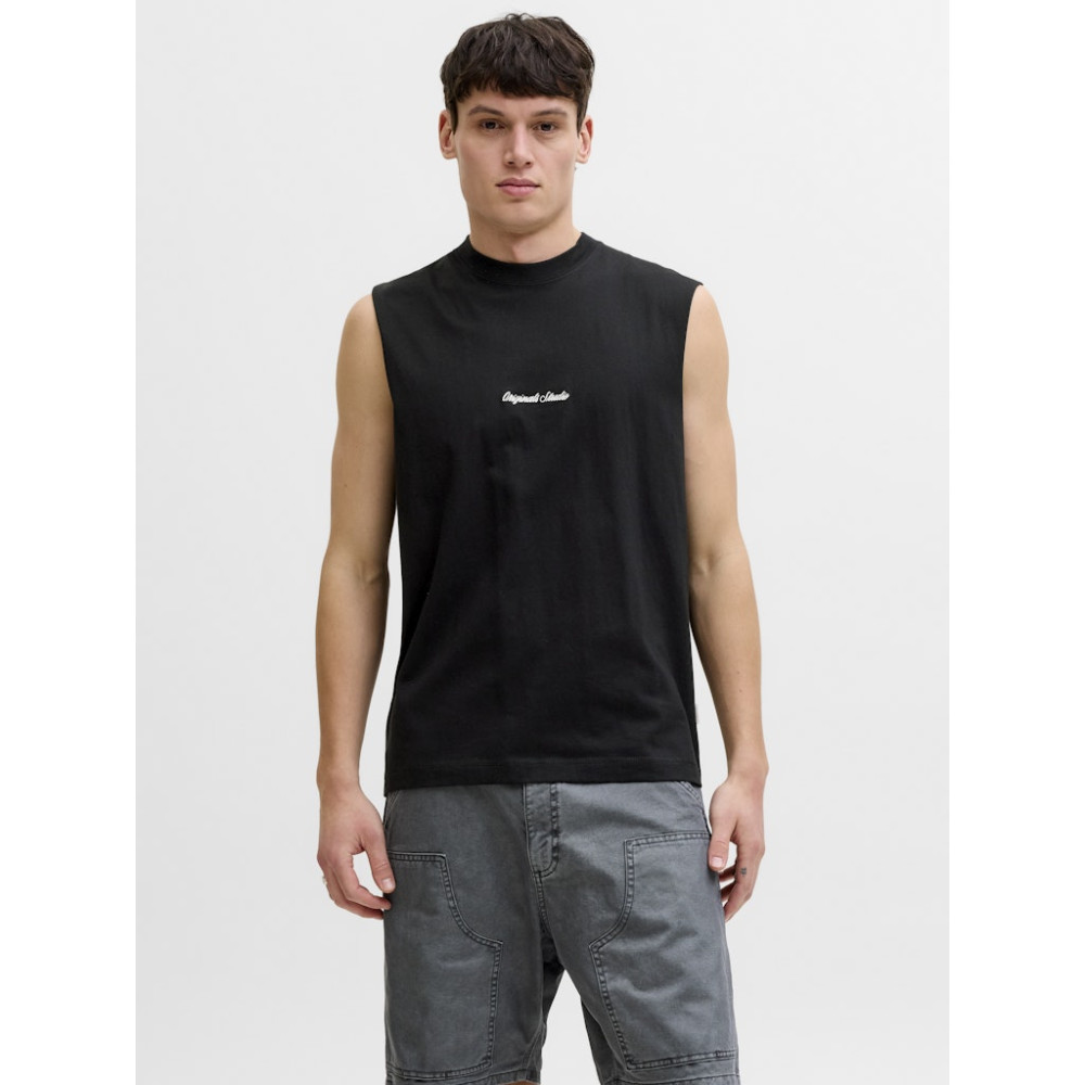 Jack and Jones Μαύρο Αμάνικο T-shirt - 12292009