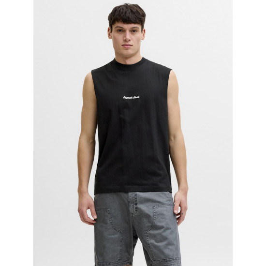 Jack and Jones Μαύρο Αμάνικο T-shirt - 12292009