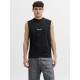 Jack and Jones Μαύρο Αμάνικο T-shirt - 12292009