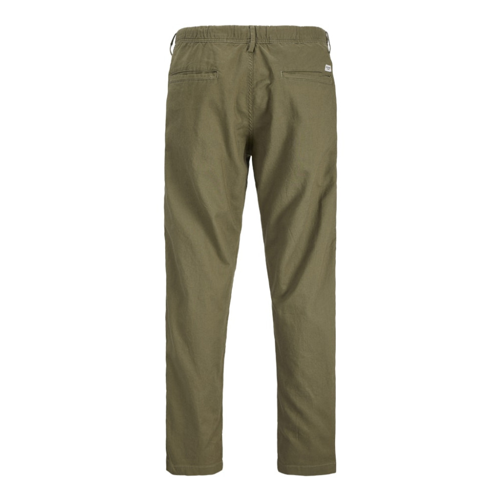 Jack and Jones Λαδί Παντελόνι Linen Blend - 12274977