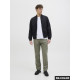 Jack and Jones Λαδί Παντελόνι Linen Blend - 12274977