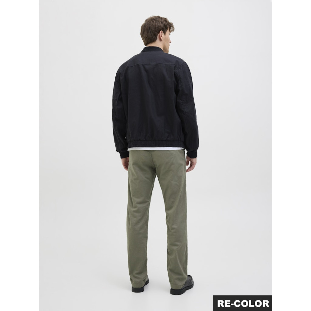 Jack and Jones Λαδί Παντελόνι Linen Blend - 12274977