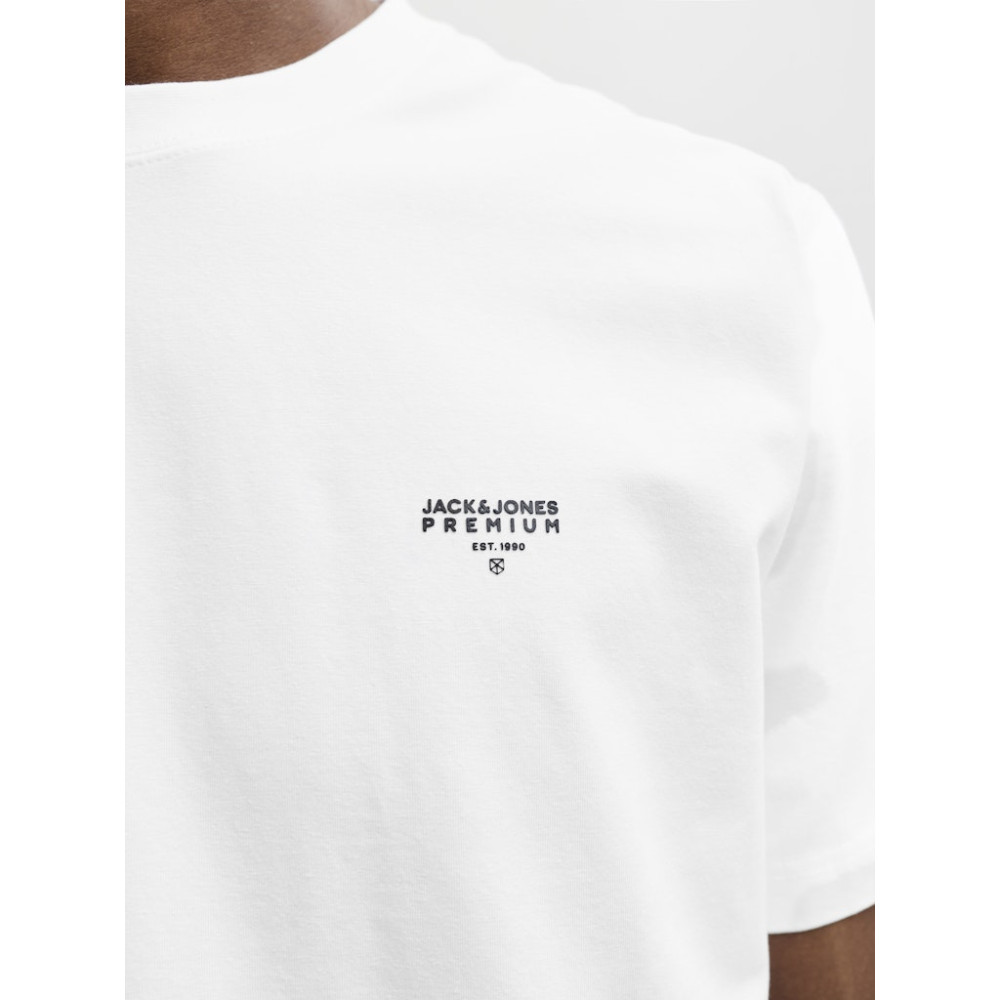 Jack and Jones Λευκό T-shirt C Neck - 12292383