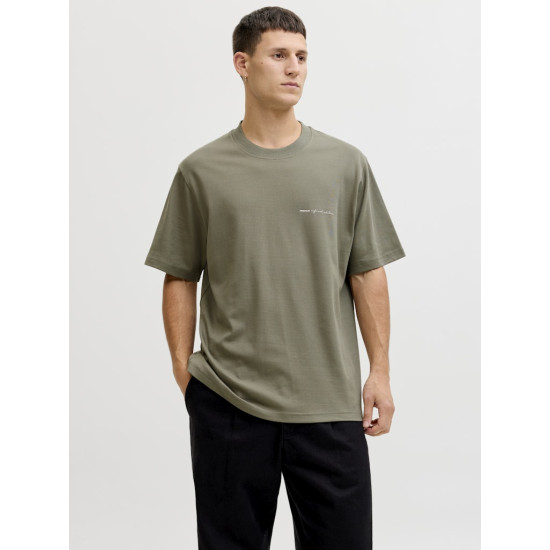 Jack and Jones Λαδί T-shirt C Neck - 12292397