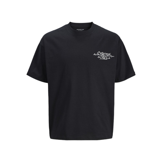 Jack and Jones Μαύρο T-shirt C Neck - 12292982