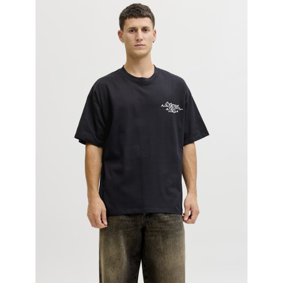 Jack and Jones Μαύρο T-shirt C Neck - 12292982