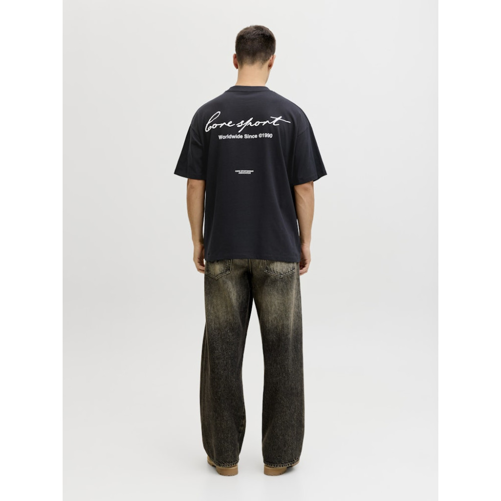 Jack and Jones Μαύρο T-shirt C Neck - 12292982