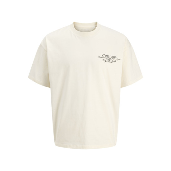 Jack and Jones Εκρού T-shirt C Neck - 12292982