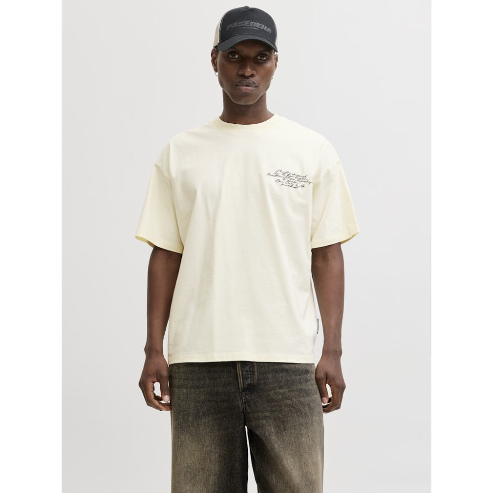 Jack and Jones Εκρού T-shirt C Neck - 12292982