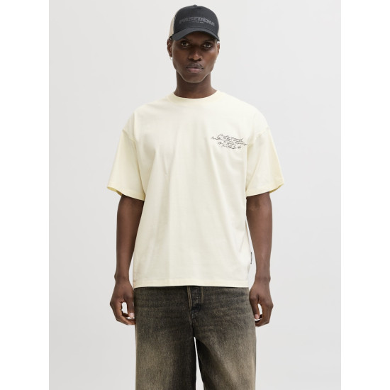 Jack and Jones Εκρού T-shirt C Neck - 12292982