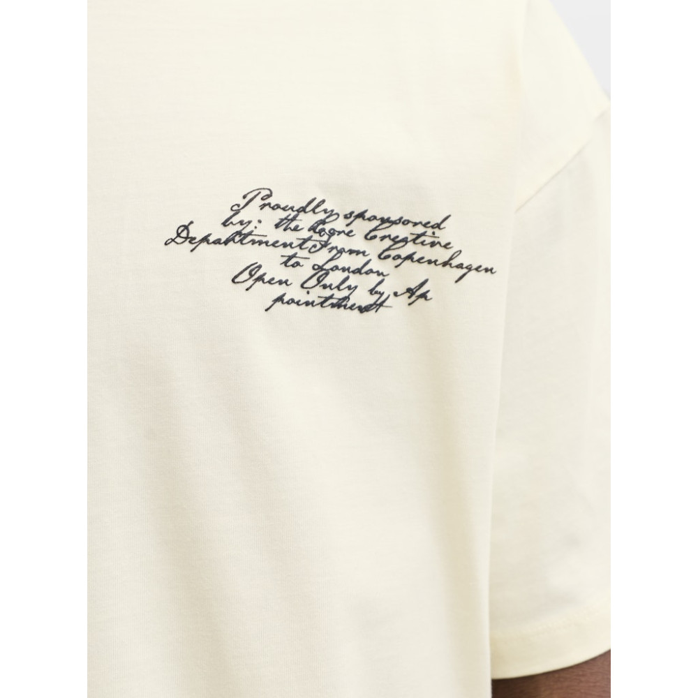 Jack and Jones Εκρού T-shirt C Neck - 12292982