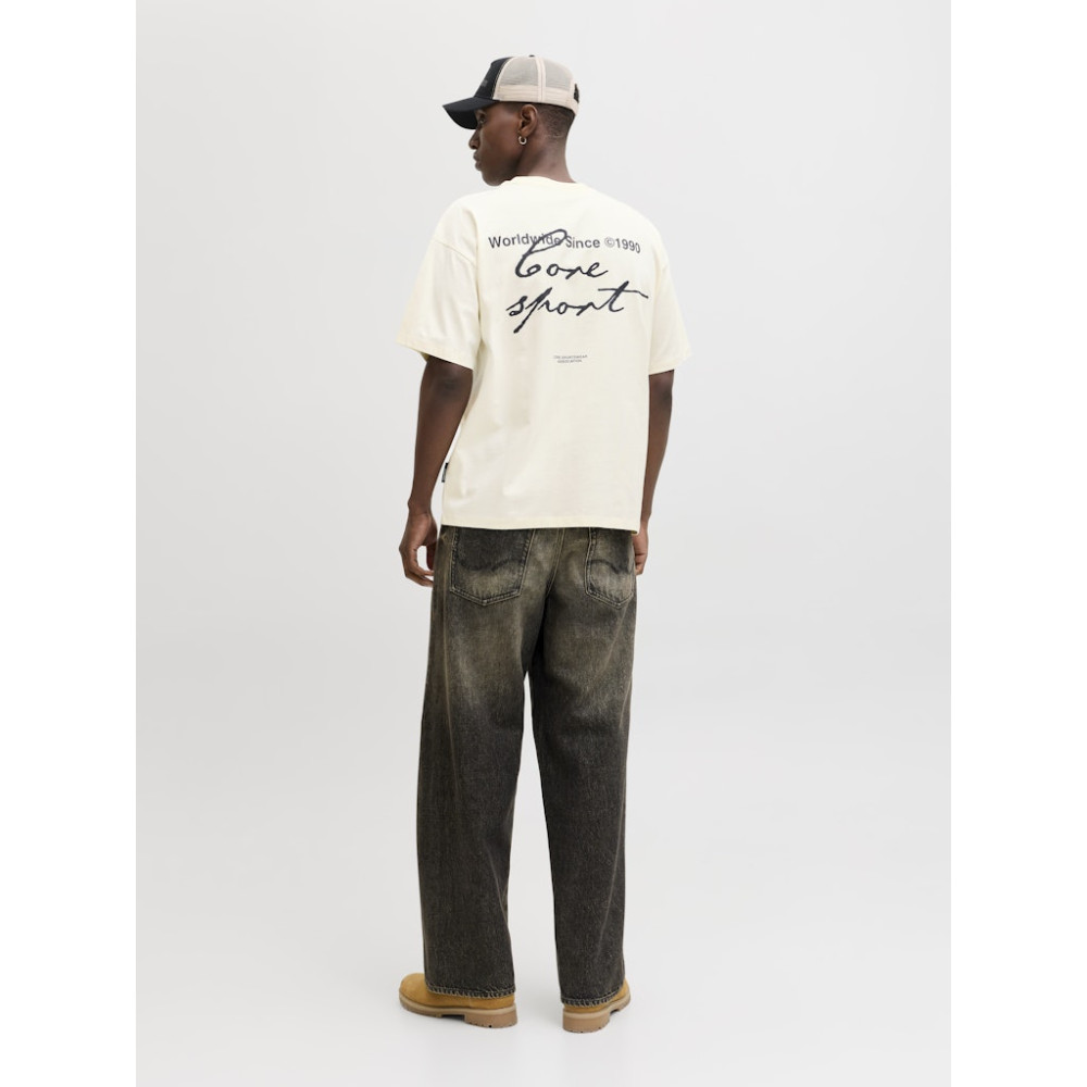 Jack and Jones Εκρού T-shirt C Neck - 12292982