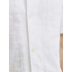 Jack and Jones Λευκό Πουκάμισο Linen Blend - 12291964