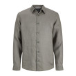 Jack and Jones Χακί Πουκάμισο 100% Λινό - 12293563
