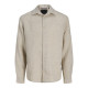 Jack and Jones Μπεζ Πουκάμισο 100% Λινό - 12293563
