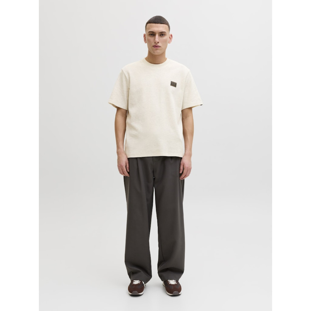 Jack and Jones Εκρού T-shirt C Neck - 12294714