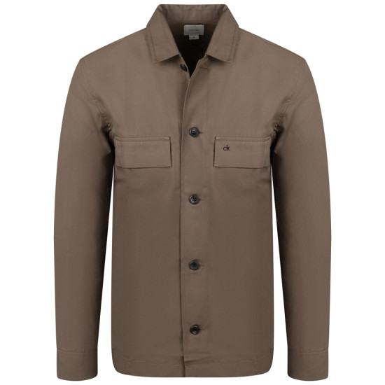 Calvin Klein Λαδί Πουκάμισο Overshirt - K10K113815
