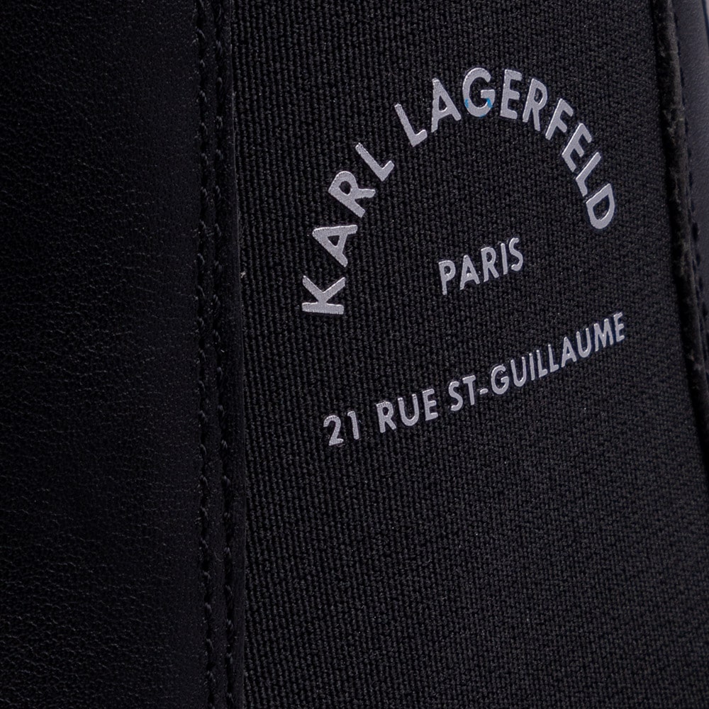 Karl Lagerfeld Μαύρα Chelsea Boots 100% Leather - KL52541 