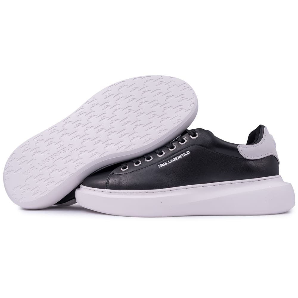 Karl Lagerfeld Μαύρα Sneakers 100% Leather - KL56525