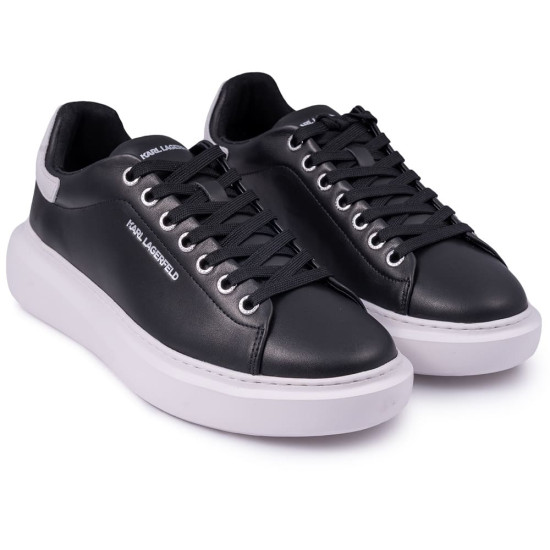 Karl Lagerfeld Μαύρα Sneakers 100% Leather - KL56525