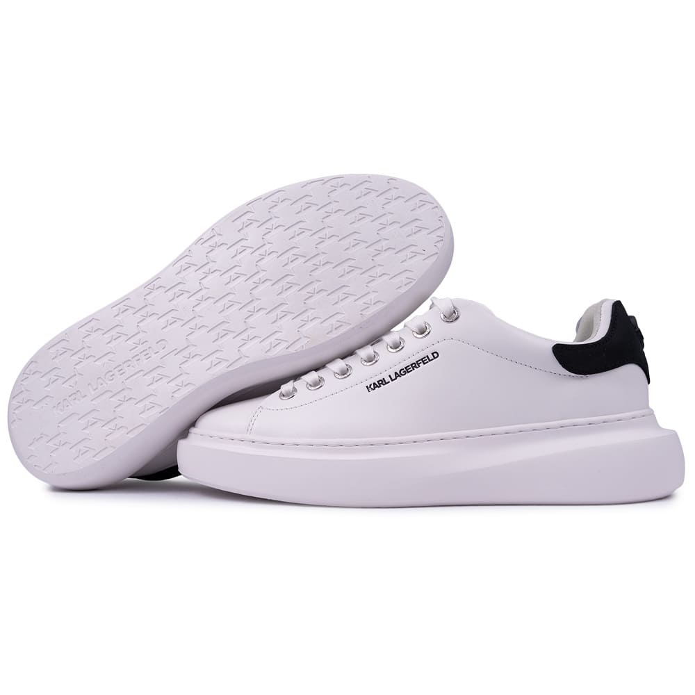 Karl Lagerfeld Λευκά Sneakers 100% Leather - KL56525