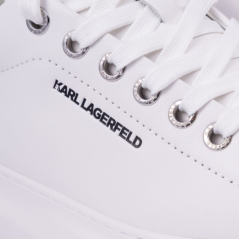 Karl Lagerfeld Λευκά Sneakers 100% Leather - KL56525