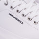 Karl Lagerfeld Λευκά Sneakers 100% Leather - KL56525