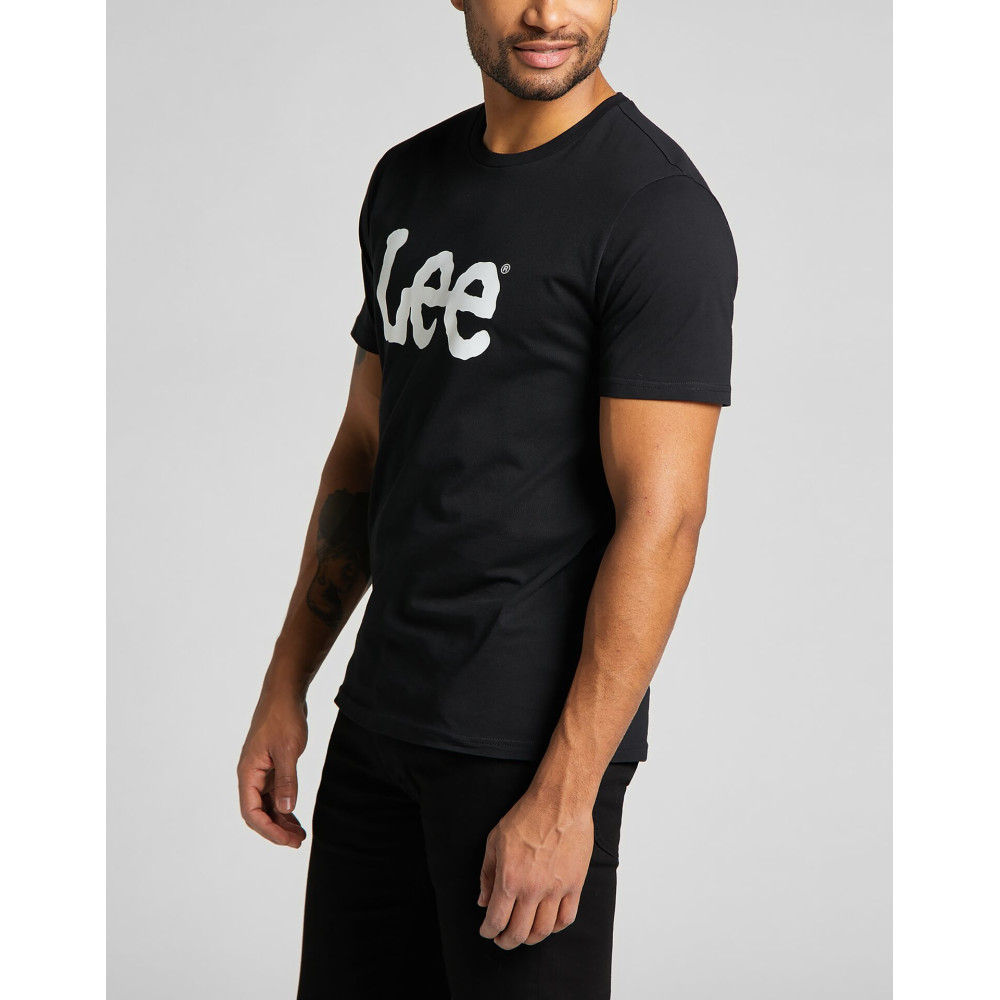 LEE Μαύρο T-shirt C Neck - L65QAI01