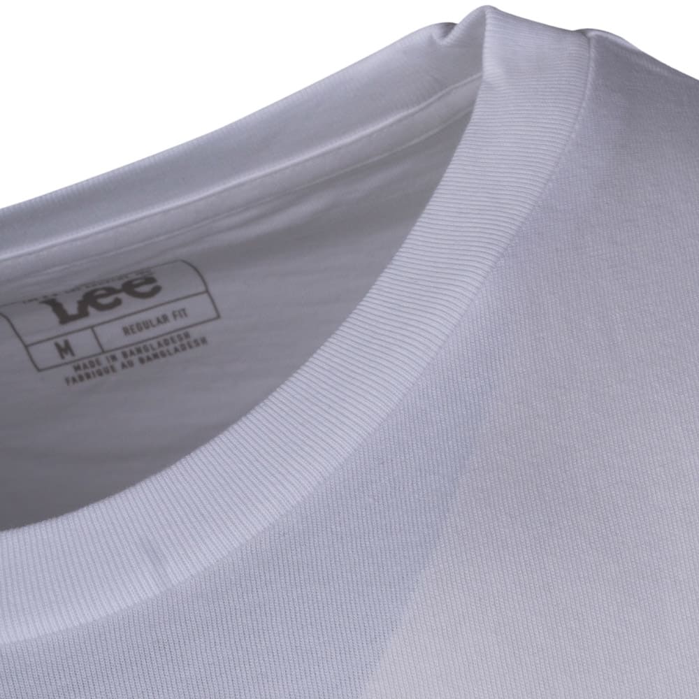 LEE Λευκό T-shirt C Neck - L65QAI12