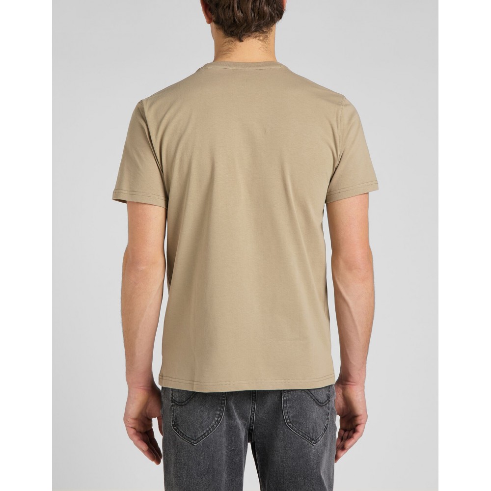 LEE Μπεζ T-Shirt C Neck - L68SFE56