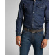 Lee Καφέ Ζώνη 100% Leather - LA035324