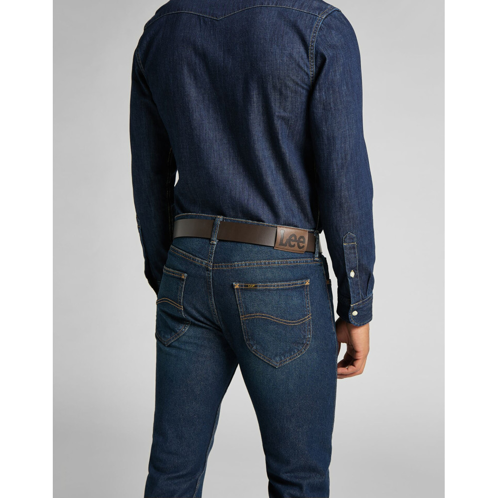 Lee Καφέ Ζώνη 100% Leather - LA035324