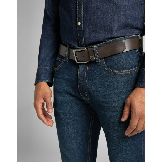 Lee Καφέ Ζώνη 100% Leather - LA035324
