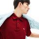 LACOSTE Μπορντό Κοντομάνικο polo - 3L1212