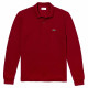 Lacoste Μπορντό Μακρυμάνικο polo - 3L1312