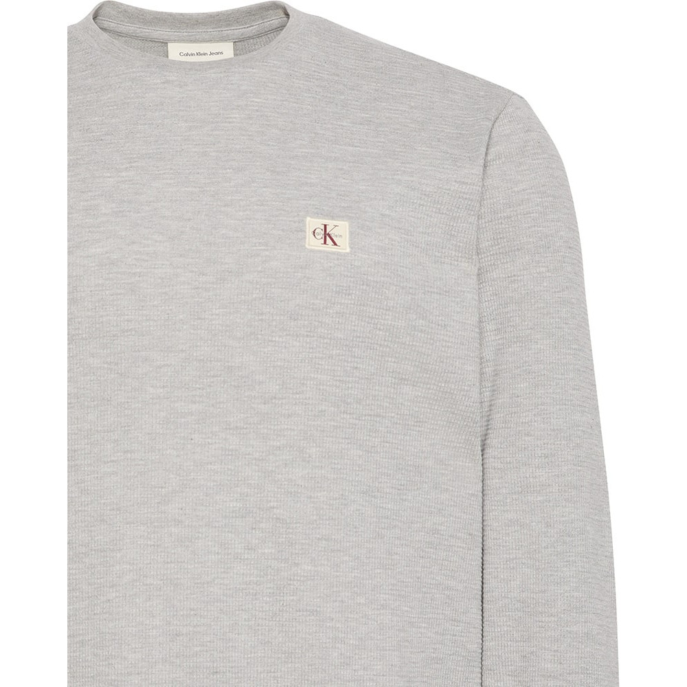 Calvin Klein Γκρι Μπλούζα C Neck - LV040EM217
