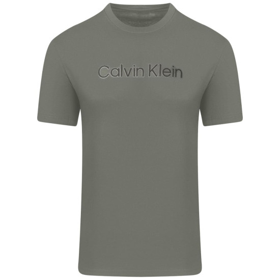 Calvin Klein Χακί T-shirt C Neck - LV04LF809G